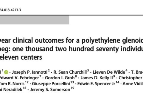 One and two-year clinical outcomes for a polyethylene glenoid with a fluted peg: one thousand two hundred seventy individual patients from eleven centers
