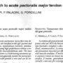Surgical Approach to Acute Pectoralis Major Ruptures