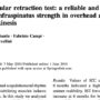 Infraspinatus scapular retraction test