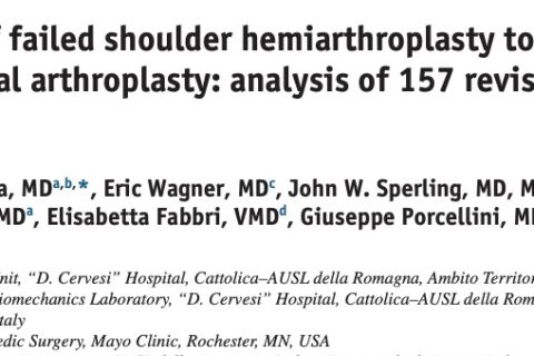 Revision of failed shoulder hemiarthroplasty to reverse total arthroplasty: analysis of 157 revision implants